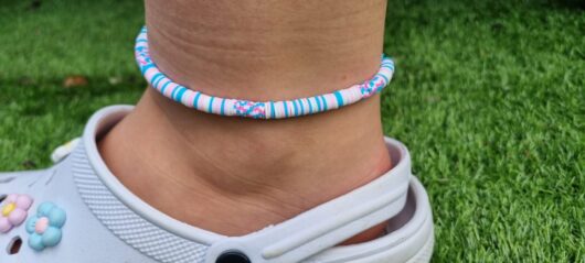 Bubble gum anklet style 2